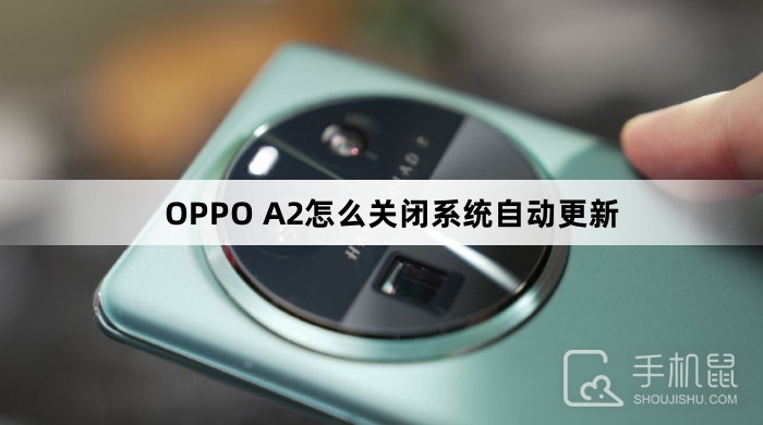 OPPO A2怎么关闭系统自动更新